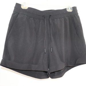 Lululemon NWOT Shorts - Black, Size 8 - 4" Hem, Cinchable Waist, Fold Hem
